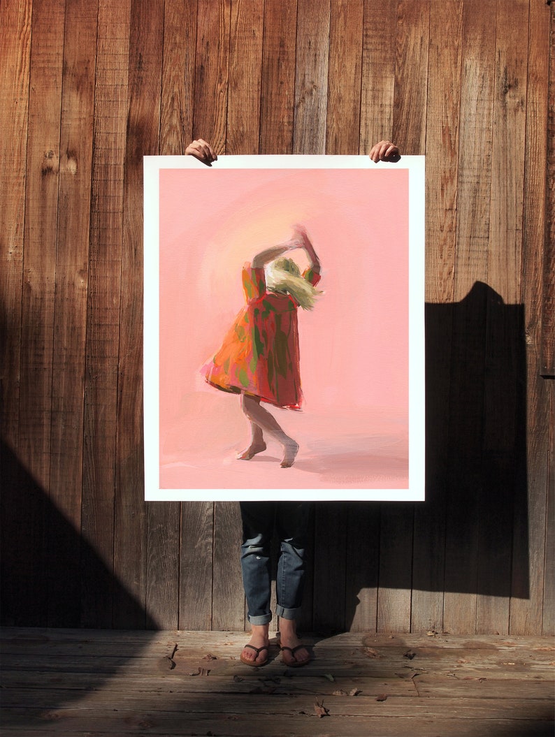 Spinning . giclee art print image 3