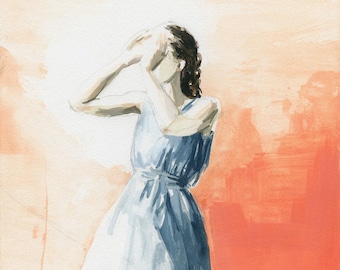 Flare  .  giclee art print with framed and ready to hang options