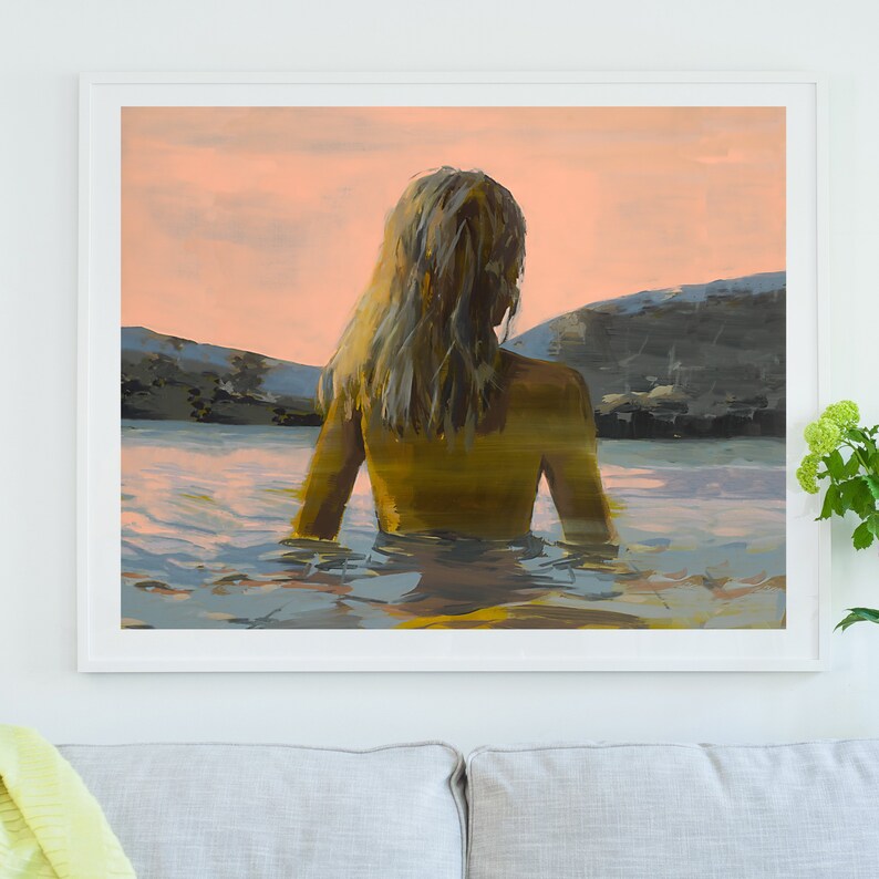 HORIZONTAL/ landscape giclee print . Endless Summer image 1