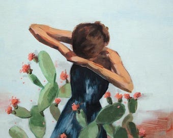 Desert . giclee art print with framed and ready to hang options