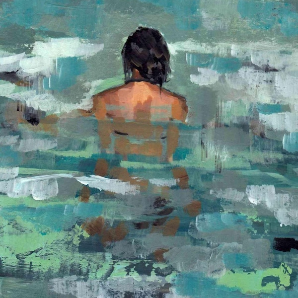 Undertow . giclee art print with framed and ready to hang options