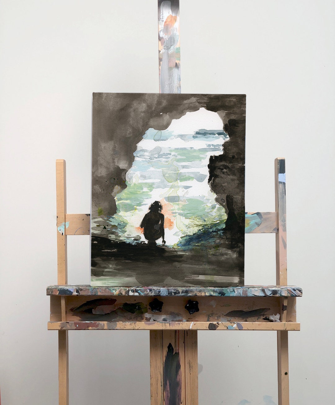 CANVAS Wall Art . Hidden . Ready to Hang . Gallery Stretched . Giclee