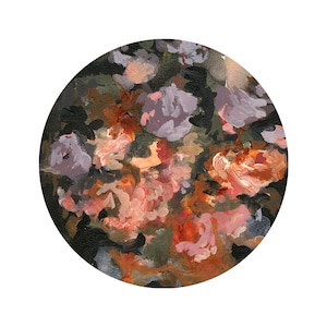 Wildflowers . CIRCLE . giclee art print