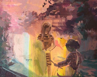 All Ways . horizontal giclee art print with framed and ready to hang options