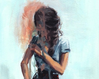 To Pieces . giclee art print with framed and ready to hang options