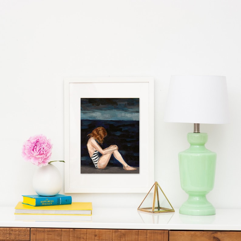 Dark Seas . giclee art print available in all sizes with framed and ready to hang options image 2