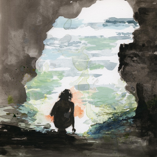 Oculto. Impresión artística giclée disponible en todos los tamaños.