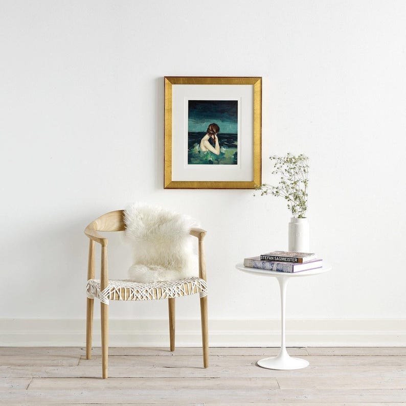 Dark Seas . giclee art print available in all sizes with framed and ready to hang options image 4
