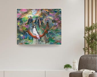 Held Together .  horizontal giclee art print available in all sizes with framed and ready to hang options