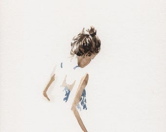 Silence  .  giclee art print with framed and ready to hang options