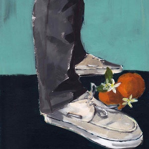 Boat Shoes . giclee art print image 1
