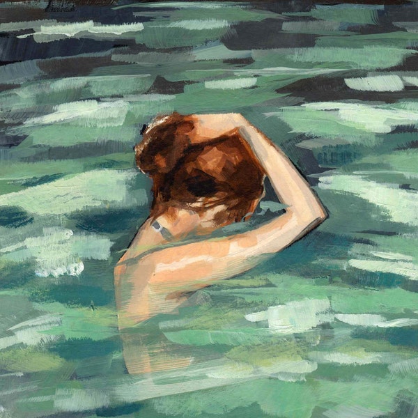 Mój dom to morze. wydruk artystyczny giclee