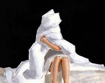 Wrapped . giclee art print