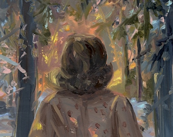 Through the Trees . giclee art print