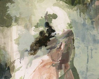 The Transition .   giclee art print with framed and ready to hang options