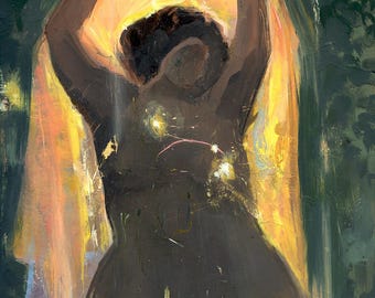 En Caul . giclee art print