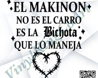 Karol G El Makinon | ビニールデカールステッカー | 車用ステッカー