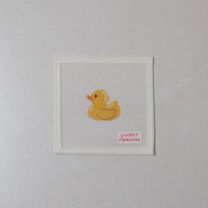 Mini Rubber Duck Needlepoint Canvas