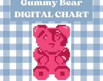 Gummy Bear Needlepoint Chart