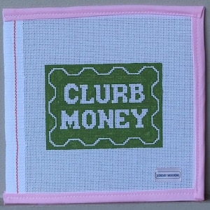 Clurb Money Needlepoint Canvas