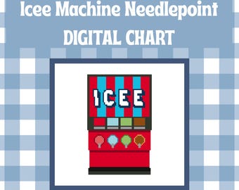 Icee Machine Needlepoint Chart