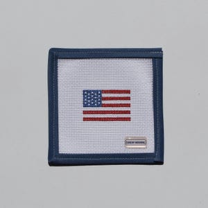 Mini American Flag Needlepoint Canvas