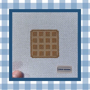 Mini Waffle Needlepoint Canvas