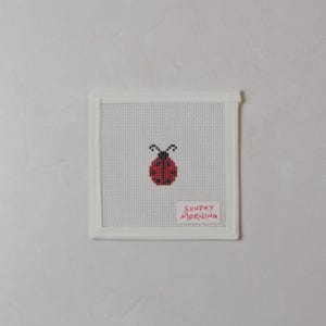 Mini Ladybug Needlepoint Canvas