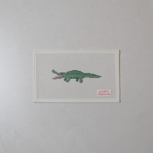 Alligator Needlepoint Canvas