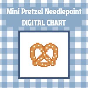 Mini Pretzel Needlepoint Diagram
