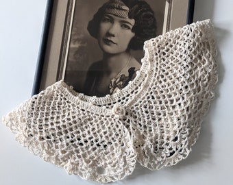 Vintage 1930s Crocheted Collar