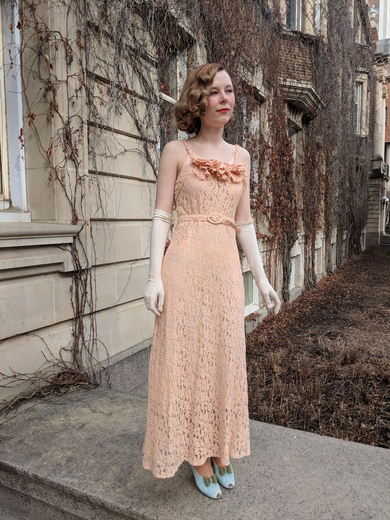 floral net gown