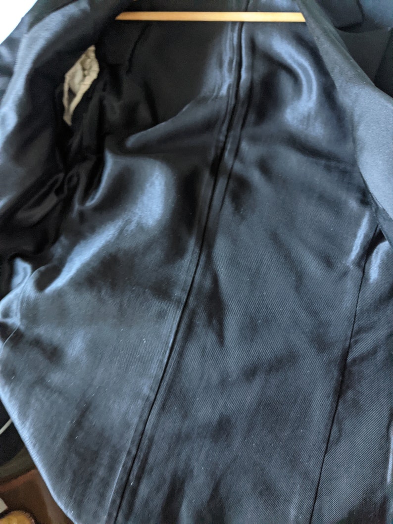 1534 Black Classic Collar Jacket