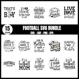 Fútbol SVG, paquete de fútbol SVG, día del partido SVG, mamá del fútbol SVG, papá del fútbol SVG, camiseta de fútbol SVG, paquete de deportes SVG, clipart de fútbol