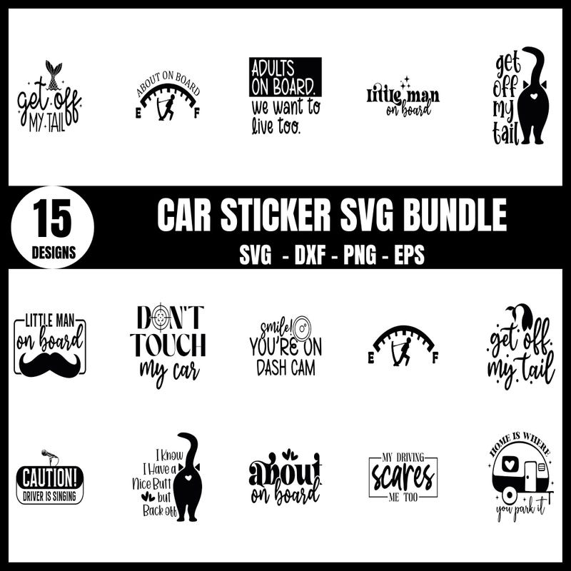 Car Decal Svg - Etsy