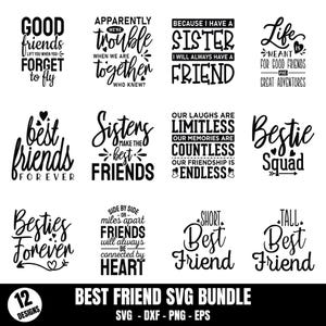 Beste Freunde svg, BFF svg, Freundschaft svg, Bestie svg, Soul Sisters svg, beste Freunde für immer svg, Squad svg, BFF Zitate svg, Bestie Png