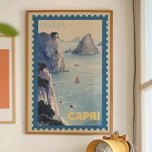 Capri Italy Wall Art, Amalfi Coast, Italy Photography, Capri Wall Art, Italian Coast Print, Amalfi Print, Printable Art