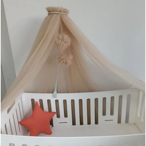 Klamboe voor babybedje, wiegluifel