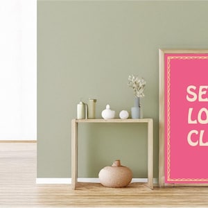 Affirmation self-love, wall decoration mindfulness, gift self-care, positive attitude, self-love print, self love club