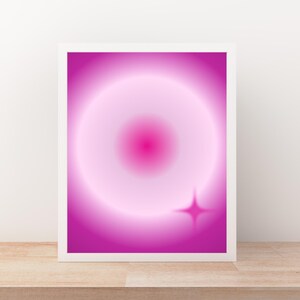 Pink aura, digital print