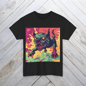 Monster Dog Shirt, Cartoon inspired Graphic Tee, UNISEX S M L 2XL 3XL 4XL 5XL