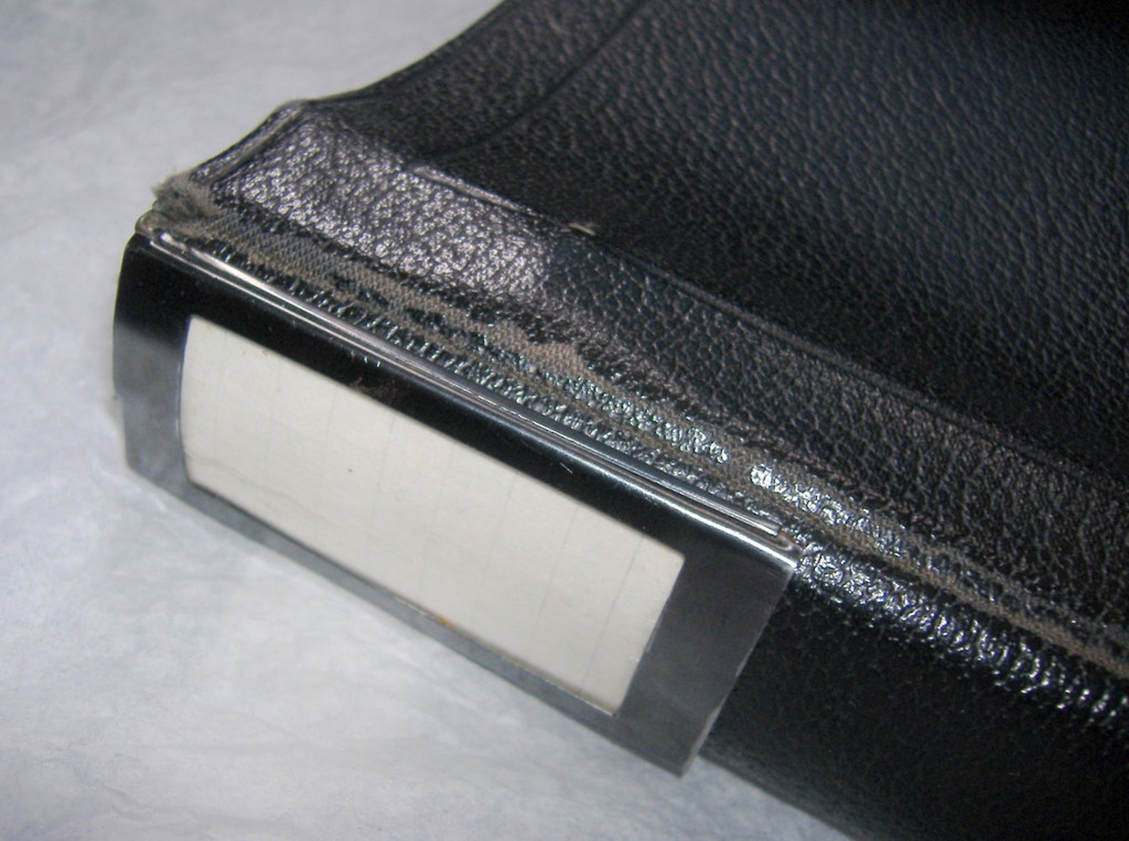 Vintage Spring Lock METAL LABEL HOLDER . . . for Binder Etsy