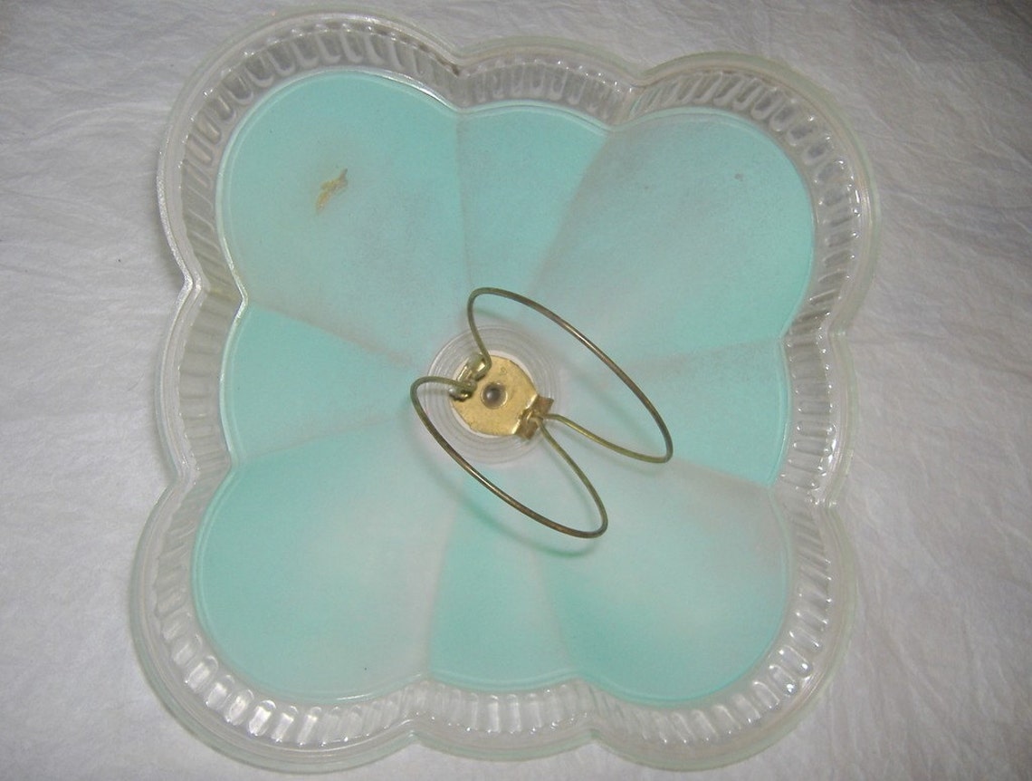 MidCentury PLASTIC CLIPON LIGHT SHADE for Ceiling light Etsy