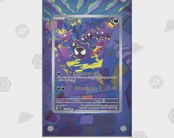 Gastly 177/162 - Pokémon Extended Artwork Display Case