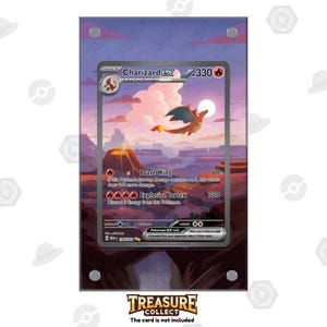 Charizard ex 201/165 - Pokémon Extended Artwork Display Case