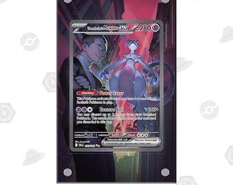 Team Rocket's Mewtwo ex 231/182 - Pokémon Extended Artwork Display Case