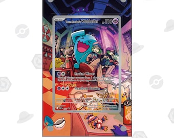 Team Rocket's Wobbuffet SVP 203 - Pokémon Extended Artwork Display Case