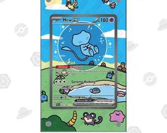 Mew ex 232/091 - Pokémon Extended Artwork Display Case