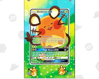 Dedenne GX 195A/214 - Pokémon Extended Artwork Display Case