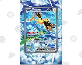 Zapdos ex 202/165 - Pokémon Extended Artwork Display Case